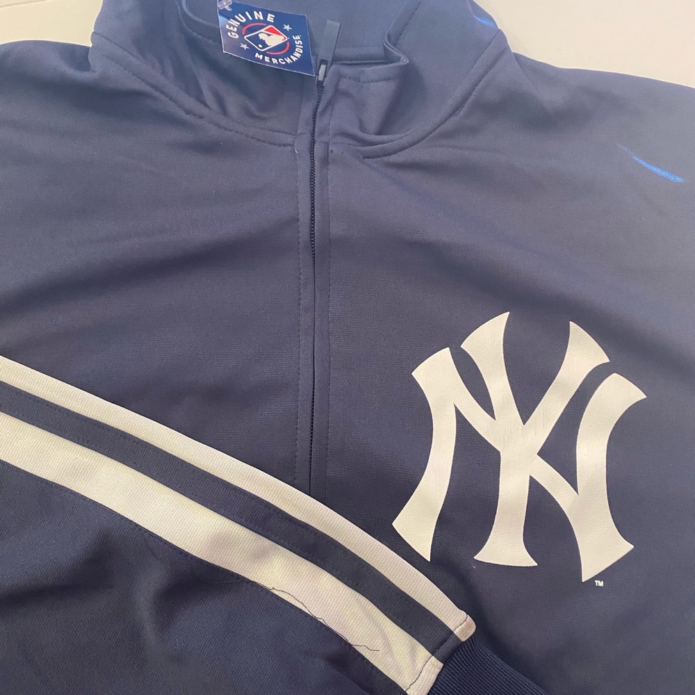 MLB NEW YORK YANKEES TRUE FAN TRACK JACKET B2-27